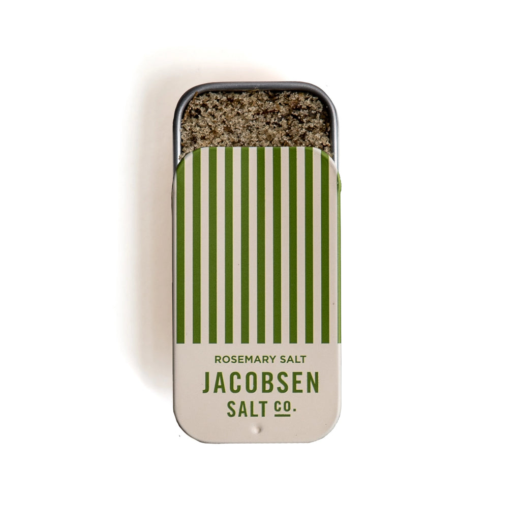 Infused Sea Salt Tin (Rosemary) by Jacobsen Salt Co.