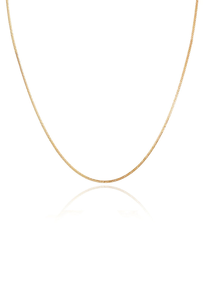Cher Herringbone Chain Necklace