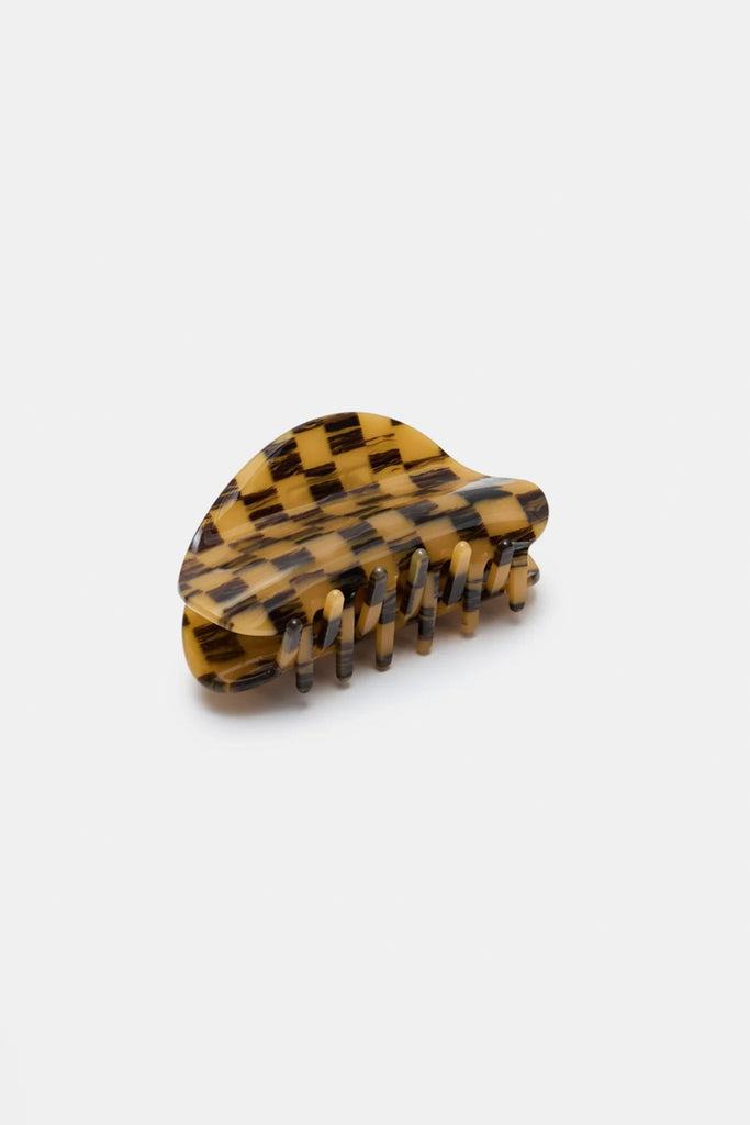 Checker Claw Clip (Mocha) by The Yo Store