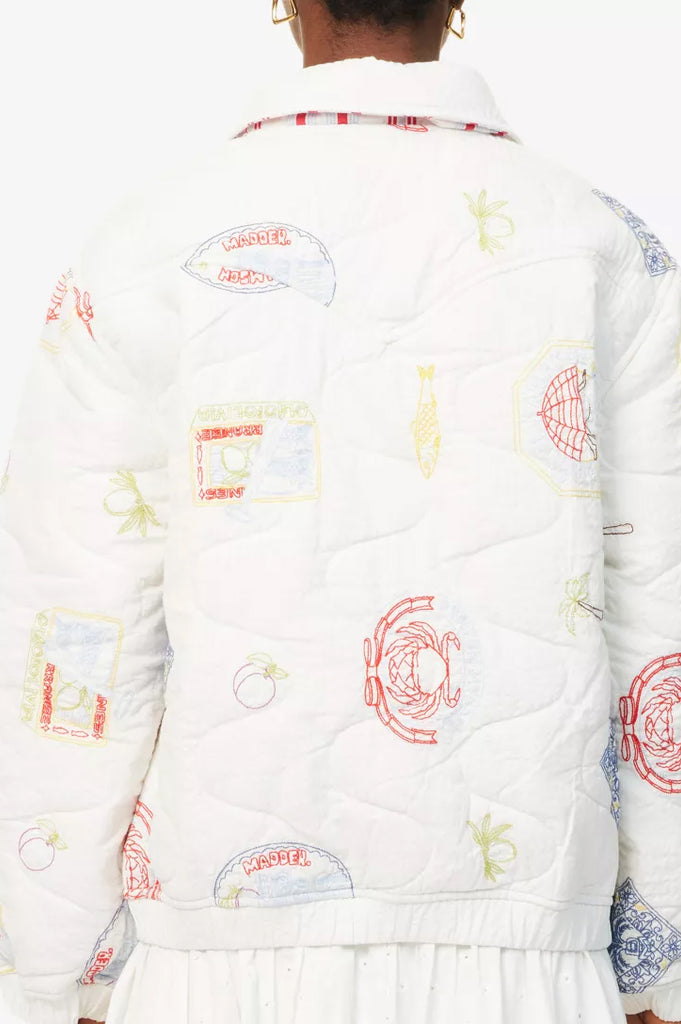 Claudia Bomber (Hotel Embroideries) by Damson Madder