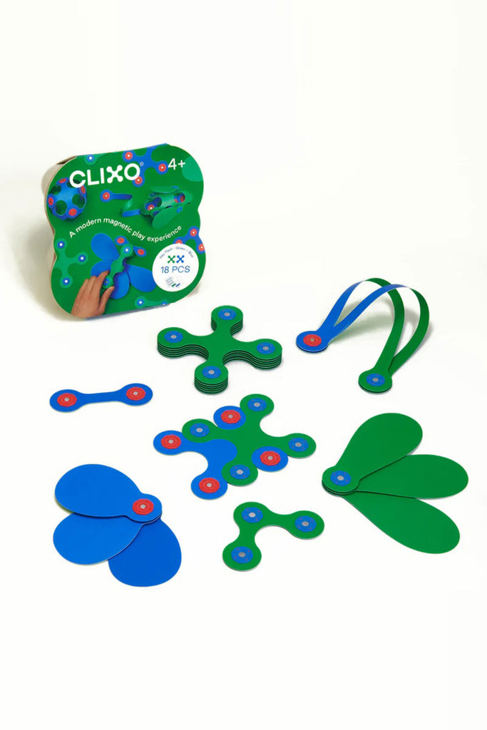 Itsy Pack 18-Piece (Green/Blue) by Clixo