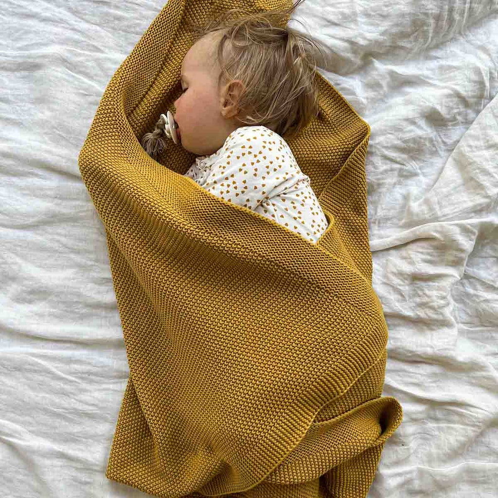 Baby Bou Blanket (Honey) by Rose in April