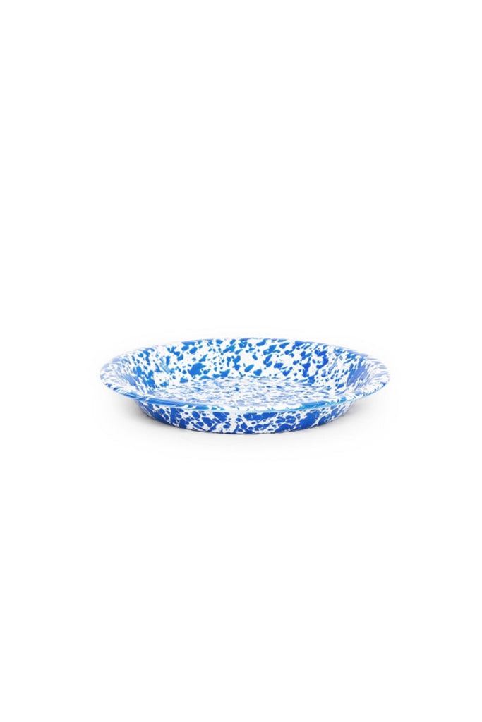 Pie Plate (Blue Splatter) by Crow Canyon