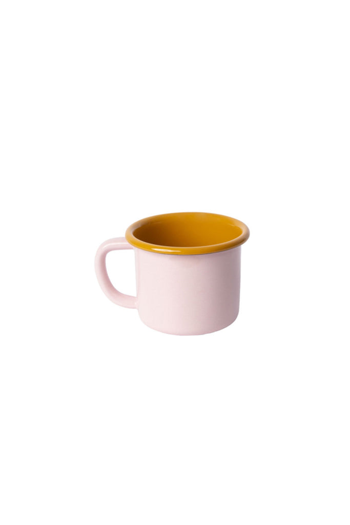 Enamel Mug (Pink/Mustard) by Crow Canyon