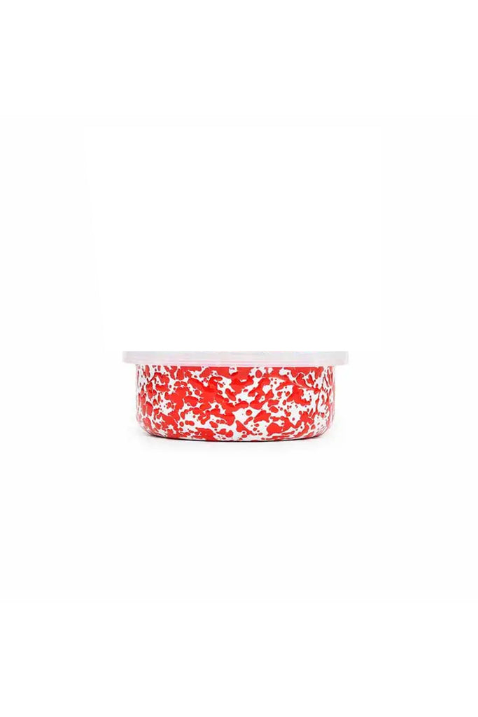 Storage Bowl (Red Splatter) by Crow Canyon