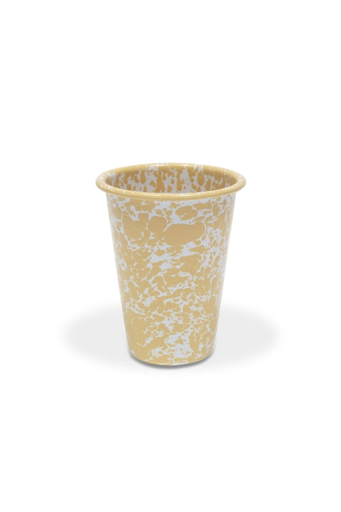 Tall Tumbler (Yellow Splatter) by Crow Canyon