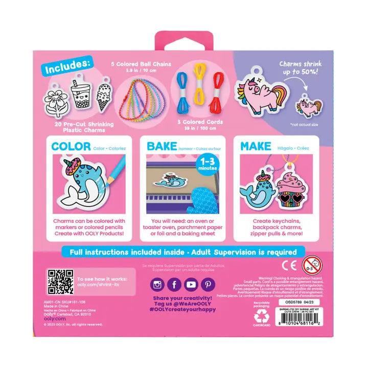 Cute Crew Shrink Art Kit by OOLY