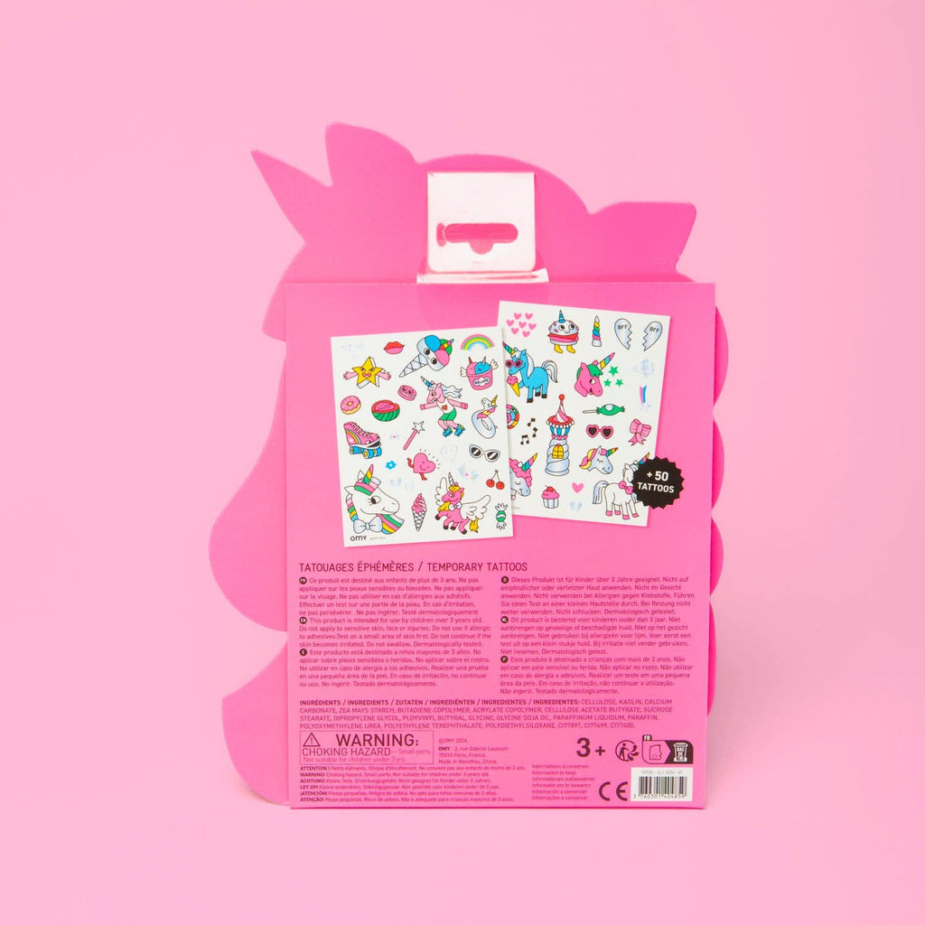 Kids Temporary Tattoos (Unicorn) by OMY