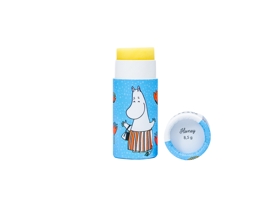 Moomin Beeswax Lip Balm (Honey) by Gustaf och Linnea