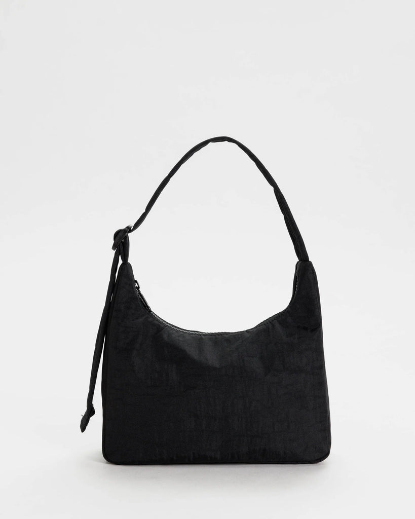 Mini Nylon Shoulder Bag (Black) by Baggu