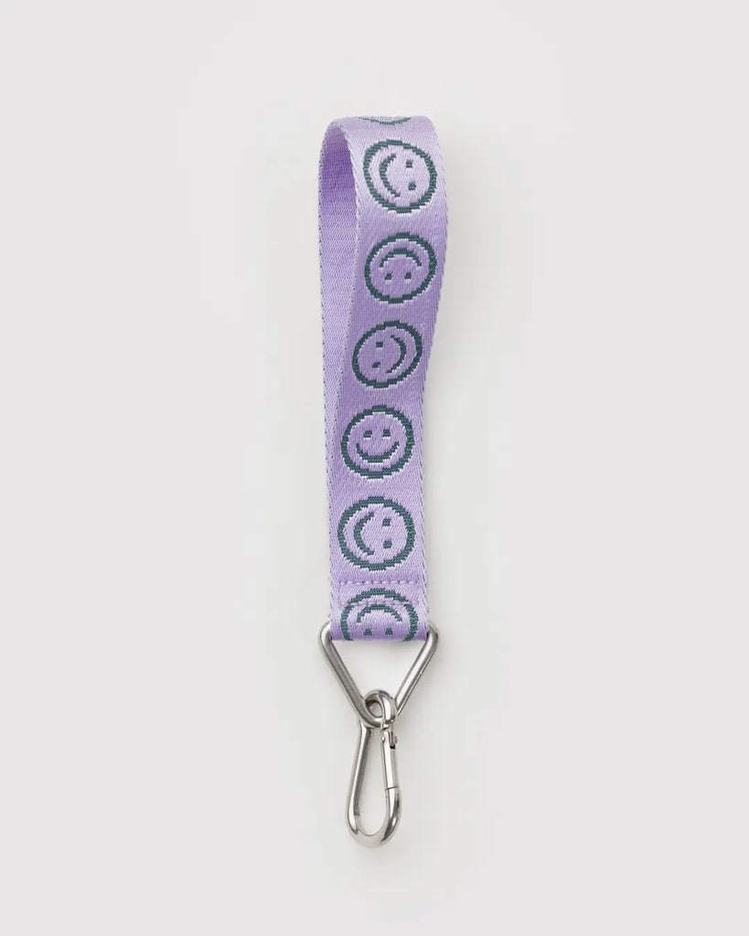Logo Keychain (Lilac Happy) by Baggu