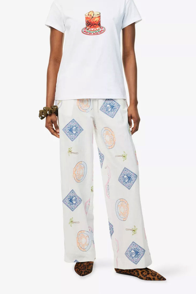 Chlo Trousers (Holiday Embroidery) by Damson Madder