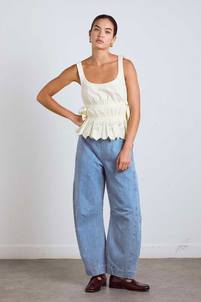 Felix Jeans (River Wash) by Damson Madder