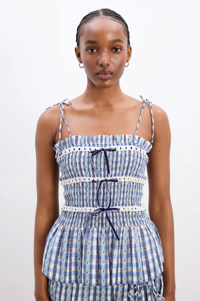 Katya Cami (Margot Gingham) by Damson Madder