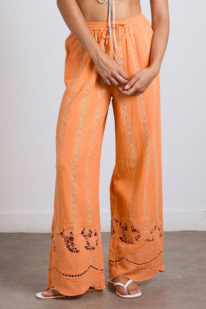 Martina Trousers (Apricot) by Damson Madder