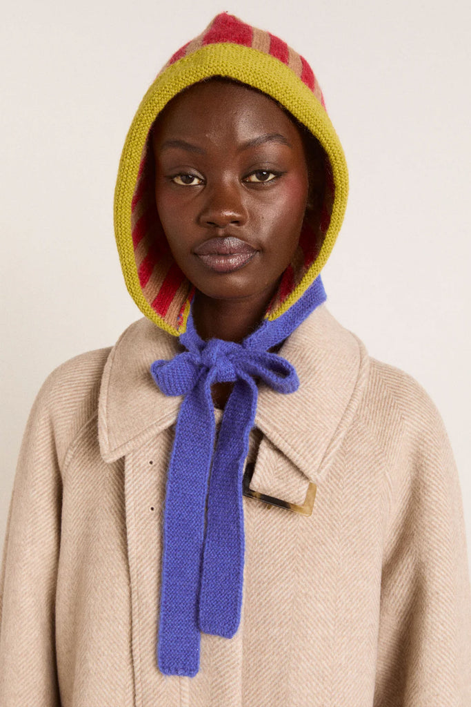 Color Block Striped Bonnet by Damson Madder