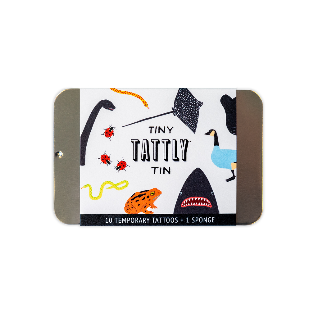 Tiny Animal Tattoo Tin by Tattly