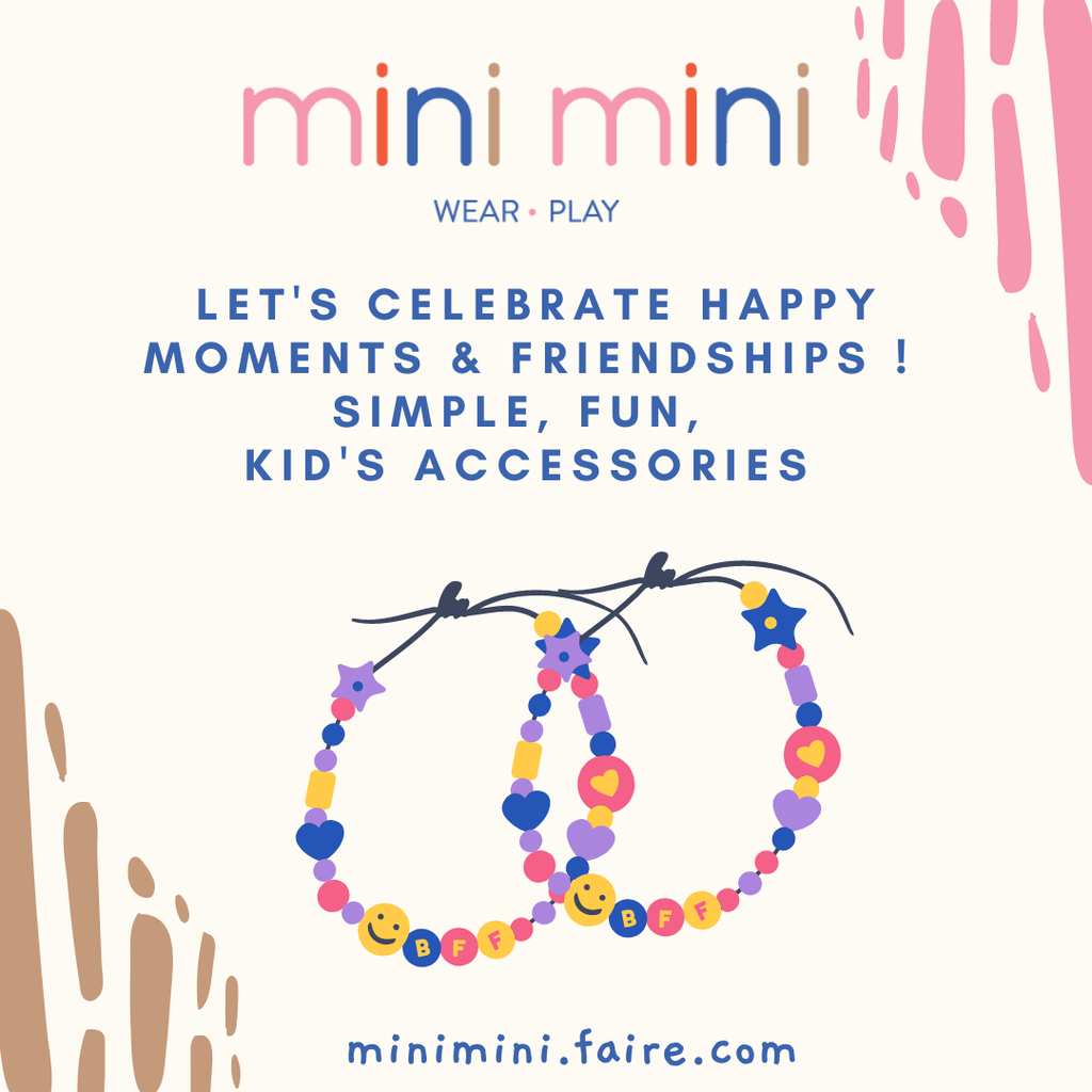 BFF Kids Charm Bracelet - set of 2 by mini mini