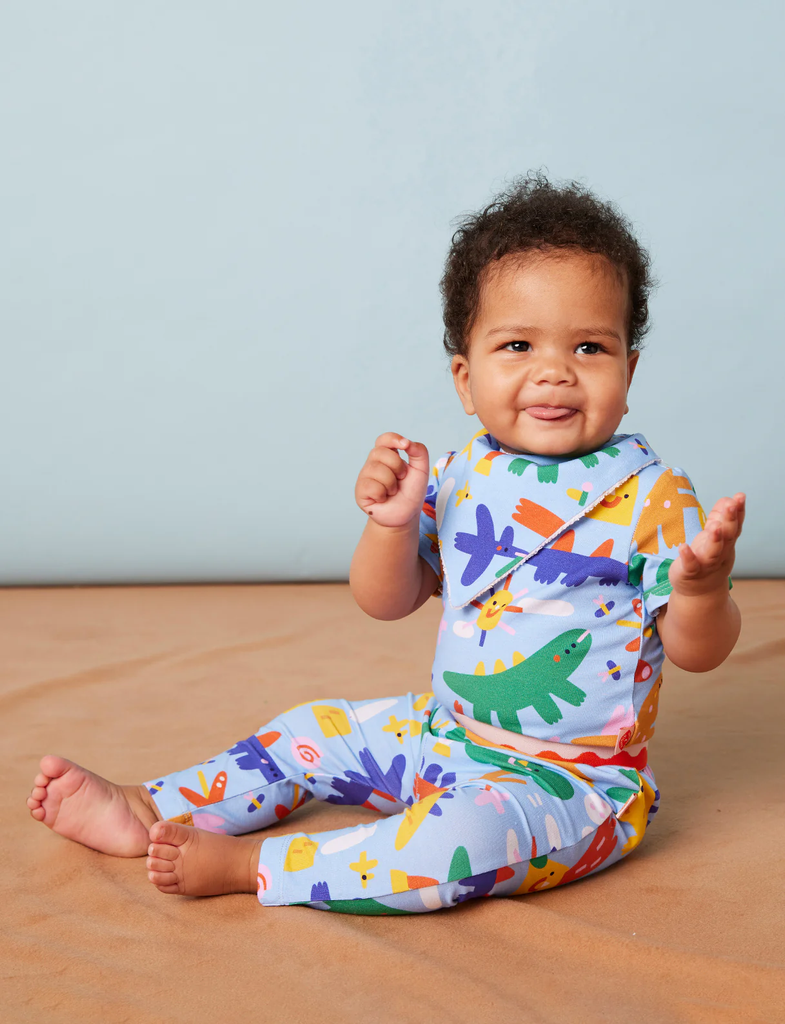 Dino Days Short Sleeve Onesie by Halcyon Nights