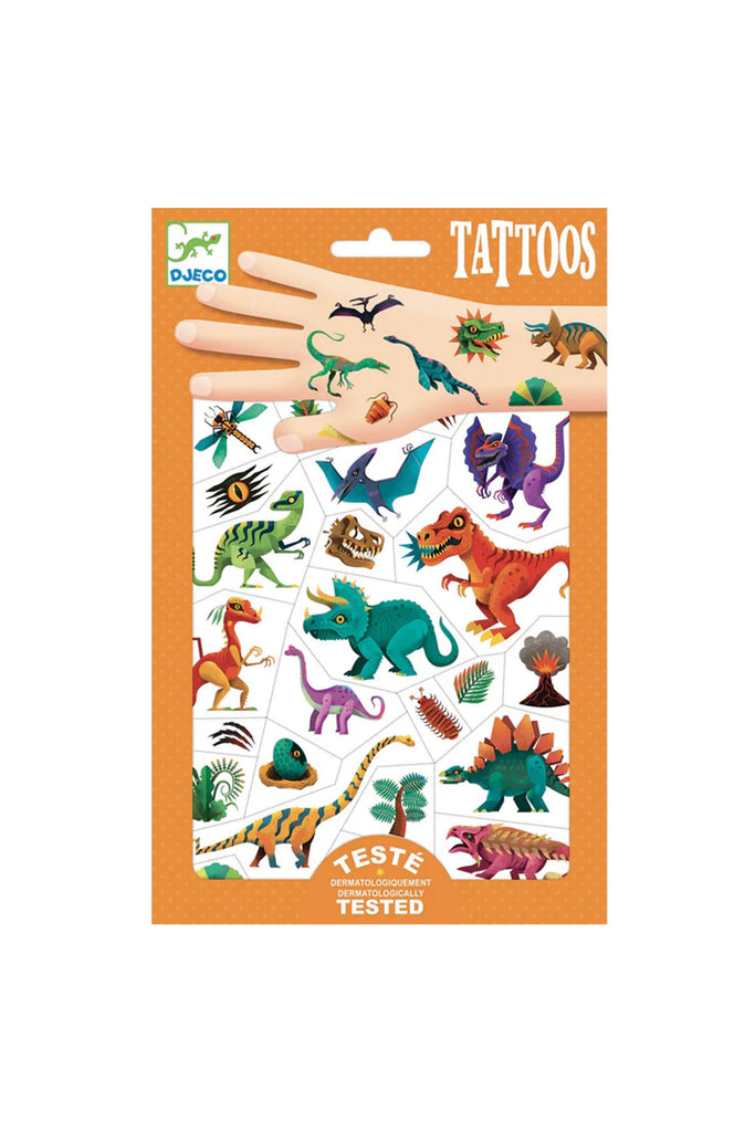 Kids Temporary Tattoos (Dino Club) by Djeco Toys