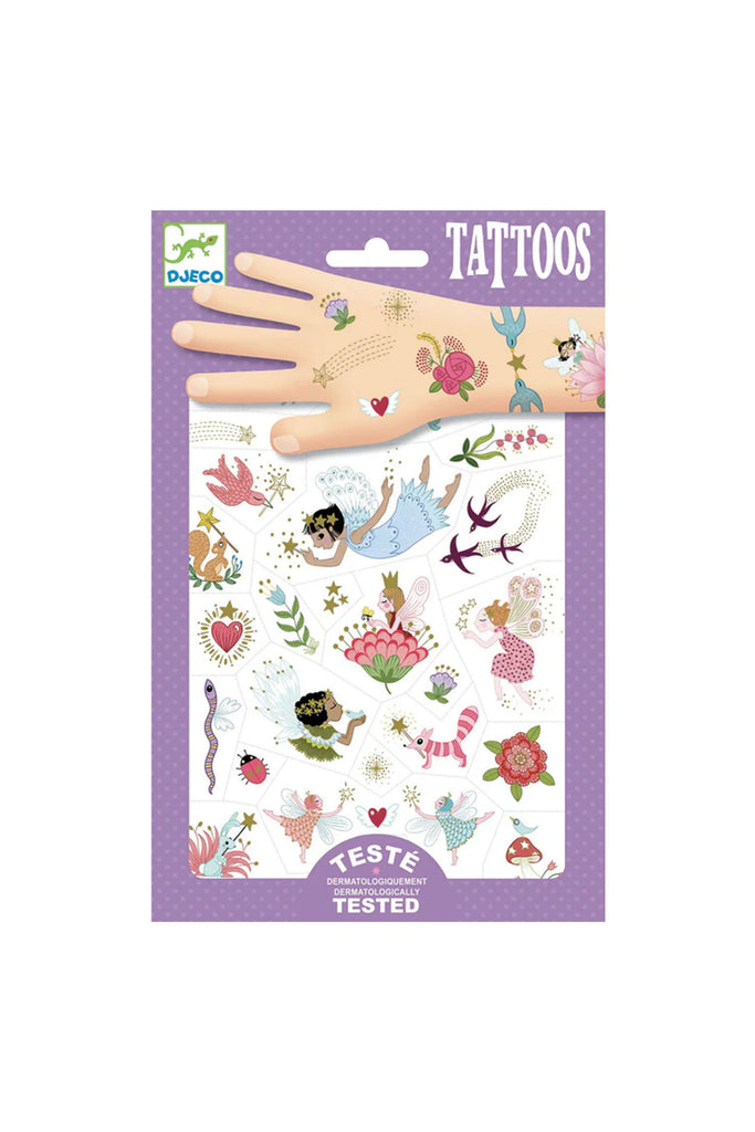 Kids Temporary Tattoos (Fairy Friends) by Djeco Toys