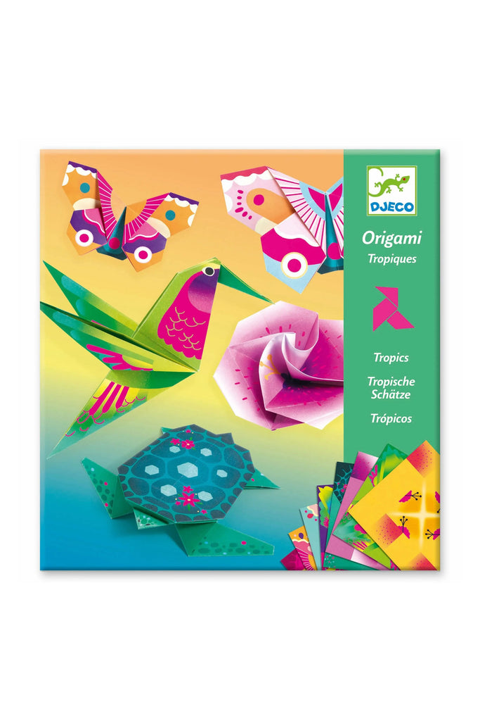 Tropics Origami Paper Craft Kit by Djeco Toys