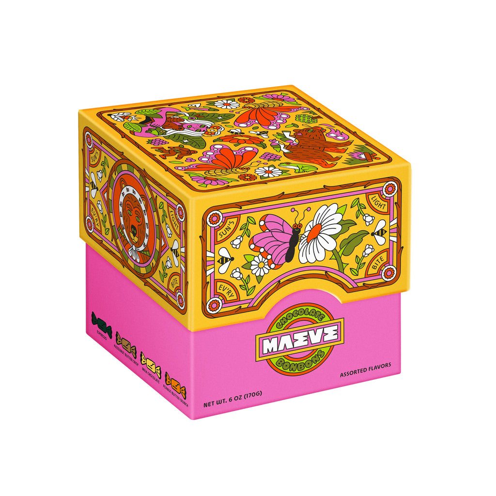 Sun's Light Bonbon Gift Box - 6oz by Seattle Chocolate Presents Maeve