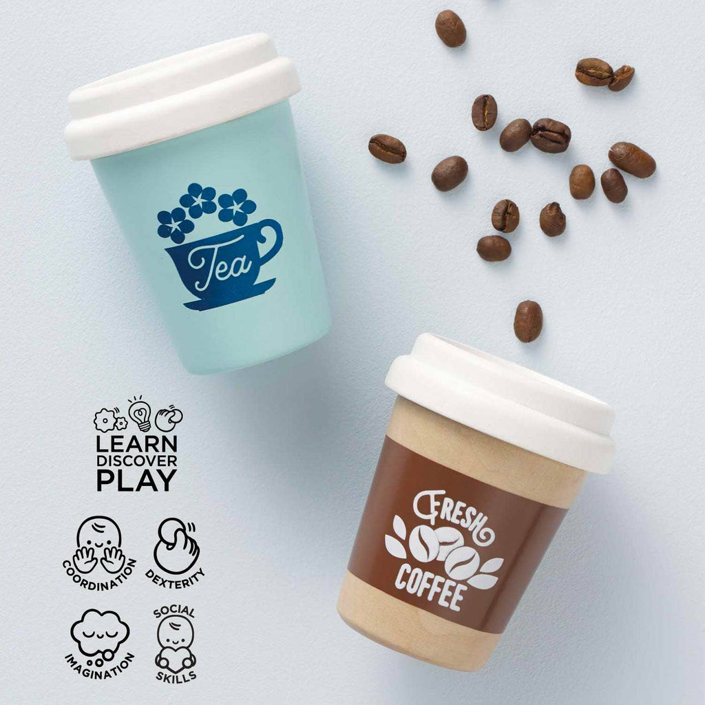 Tea & Coffee Re-Useable Eco Cups by Le Toy Van