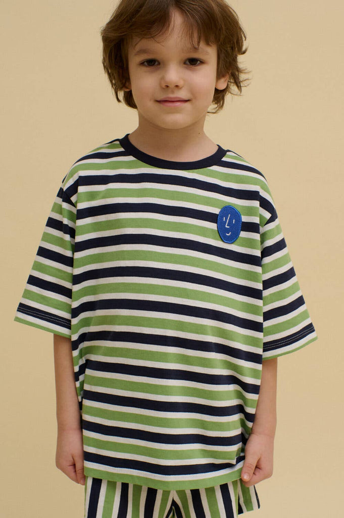 STRIPED POTATO TEE by OXOX CLUB