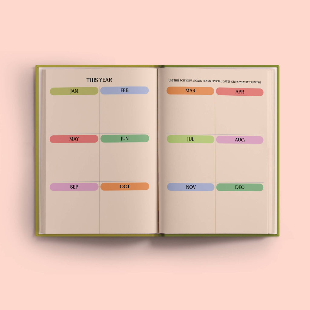 2026 A5 Weekly Diary Planner (Cobalt Starburst) by Good Tuesday
