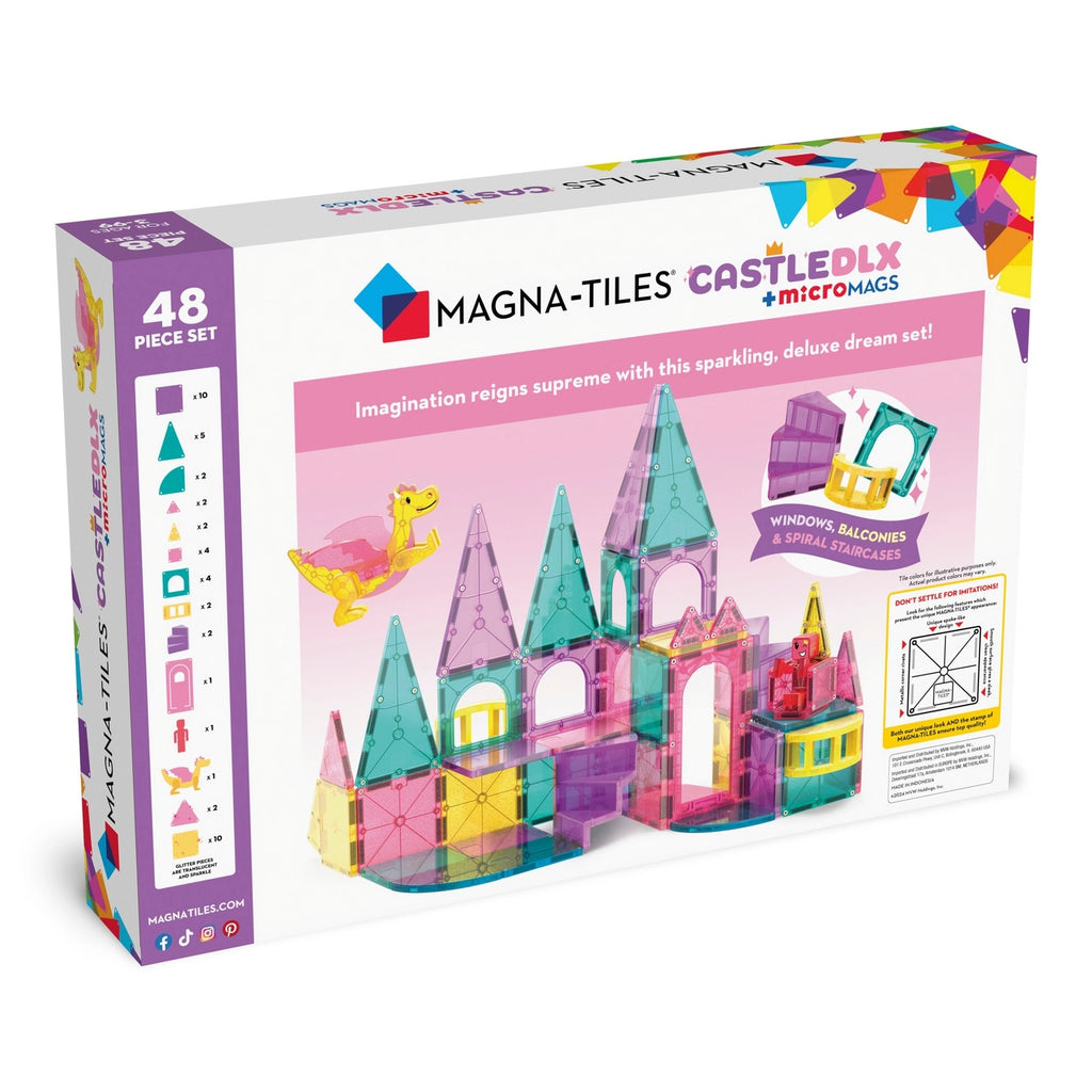 Castle DLX 48-Piece Set by Magna-Tiles