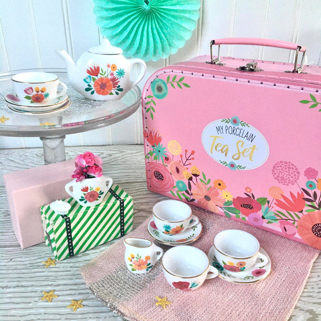 My Porcelain Tea Set by Bright Stripes