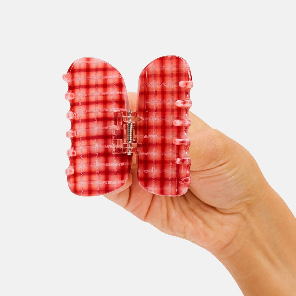 Juno Claw (Red Plaid) by The Yo Store