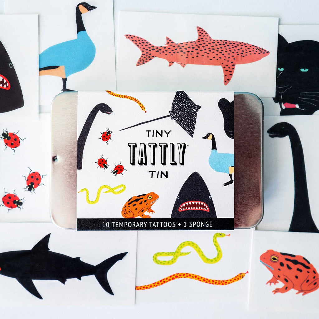Tiny Animal Tattoo Tin by Tattly