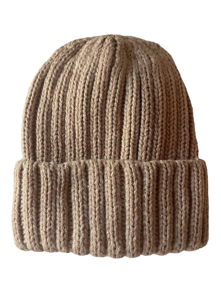 Chunky Knit Hat, Taupe by The Yo Store