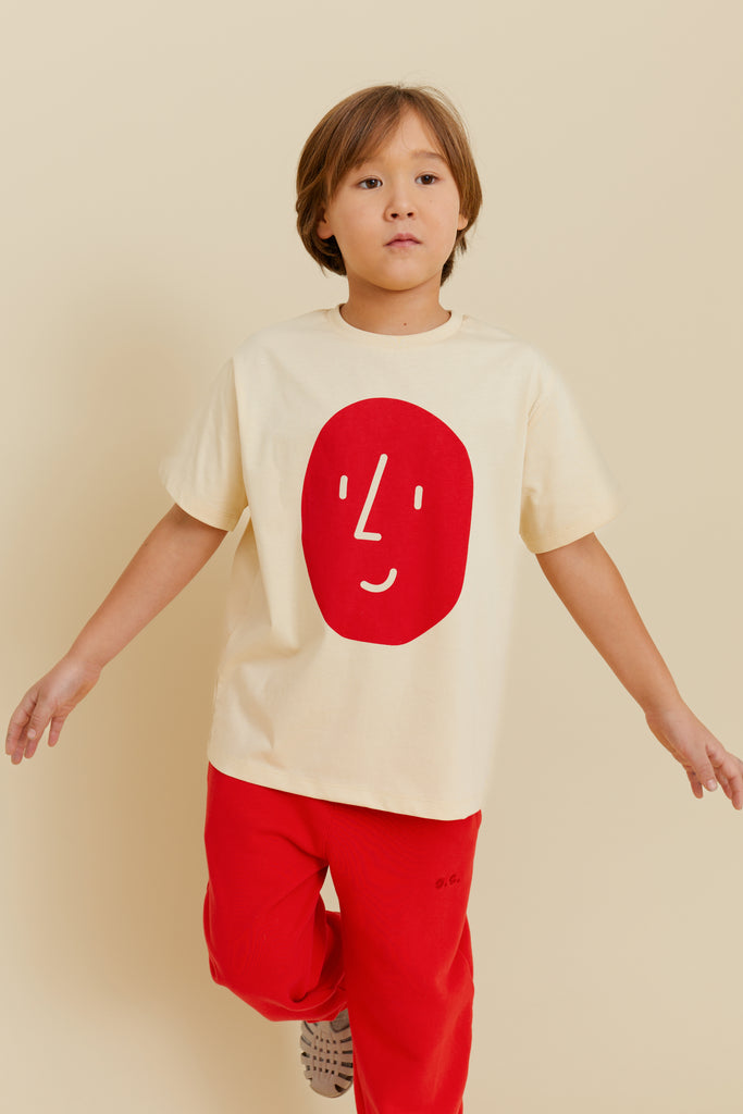 Potato Tee (Red) by OXOX CLUB