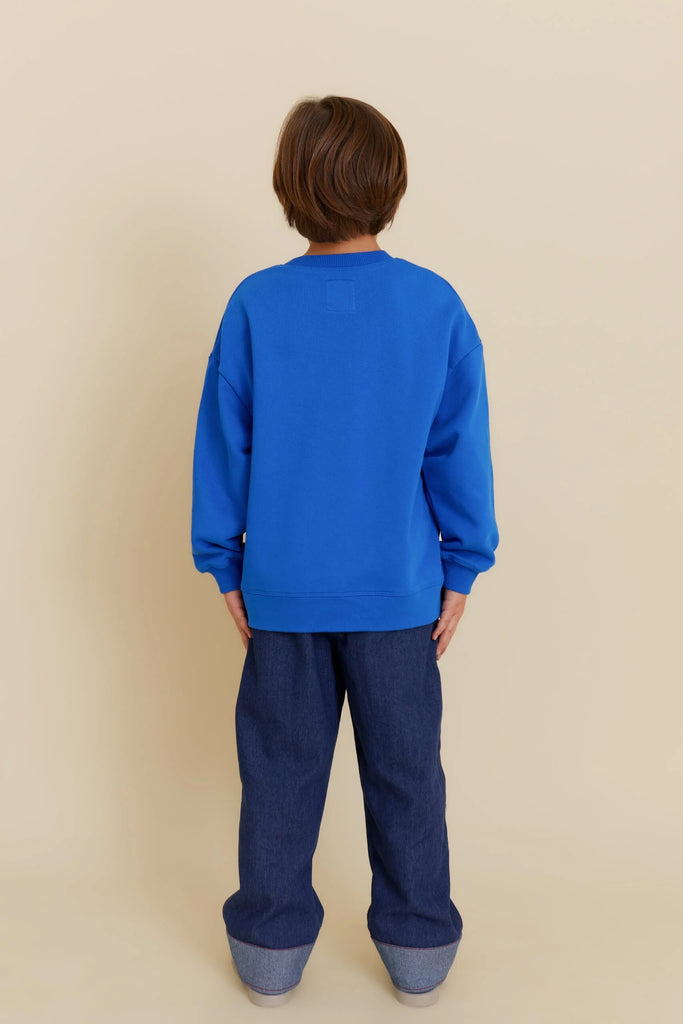 Potato Sweatshirt (Blue) by OXOX CLUB