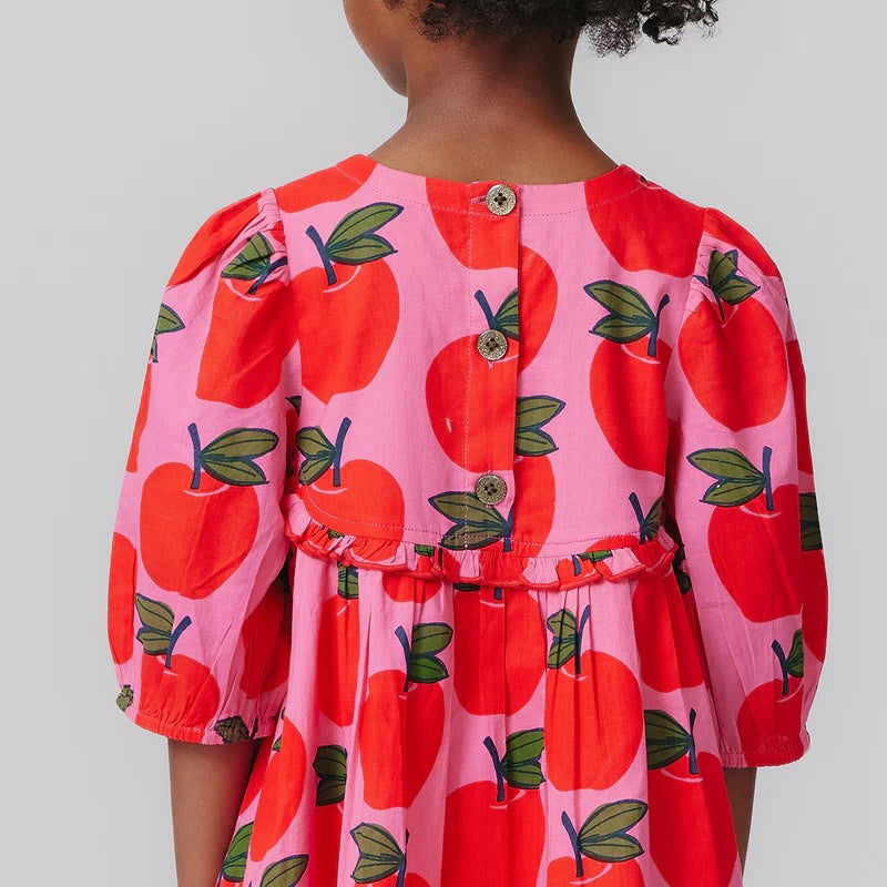 Rowan Dress (Apples) by Pink Chicken