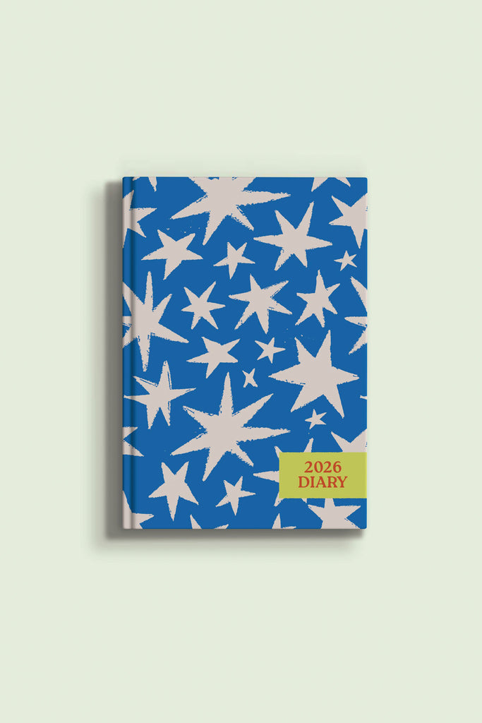 2026 A5 Weekly Diary Planner (Cobalt Starburst) by Good Tuesday