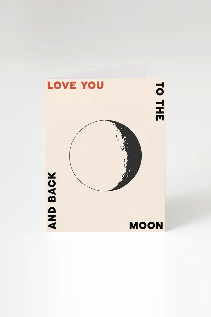 Love You to the Moon Card by Greeting Card