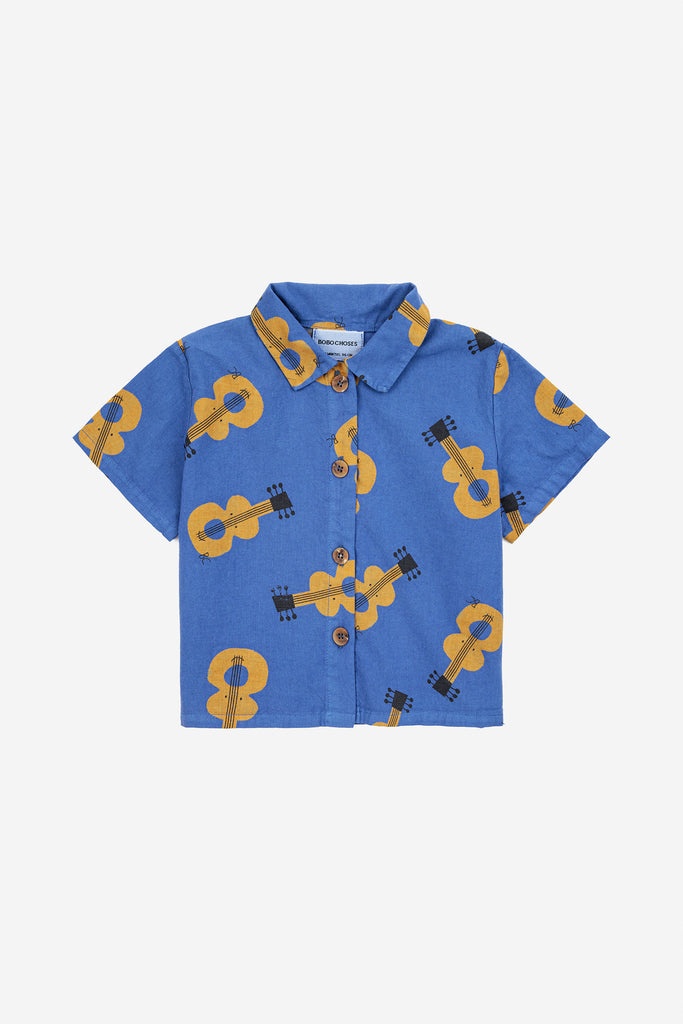 Acoustic Guitar Woven Shirt (Baby) by Bobo Choses