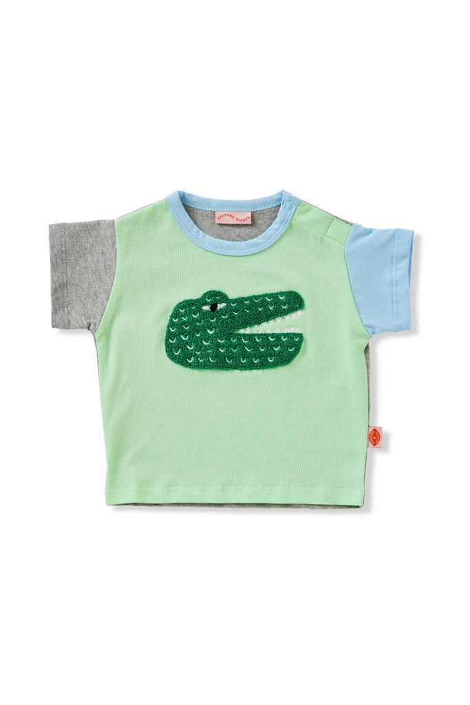 Green Crocodile Tee by Halcyon Nights