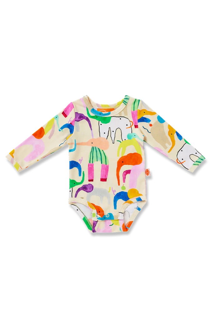 Happy Herd Long Sleeve Onesie by Halcyon Nights