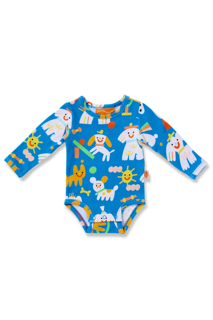 Puppy Park Long Sleeve Onesie by Halcyon Nights