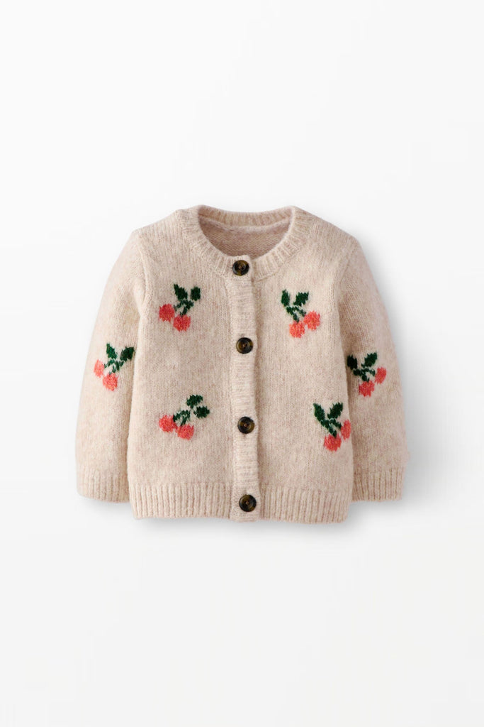 Baby Cardigan Sweater (Cherries) by Hanna Andersson