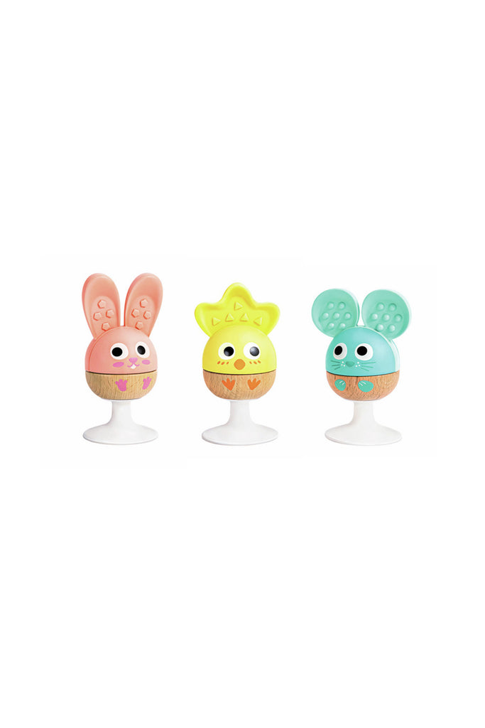 Cheery Critter Rattle Trio by Hape