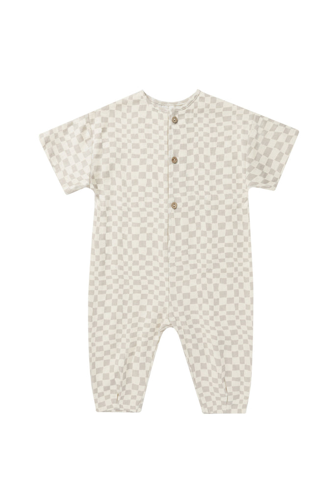 Hayes Jumpsuit (Dove Check)