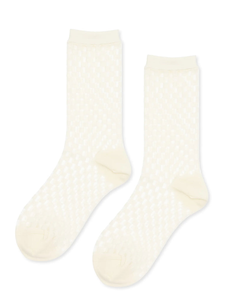Anise Sheer Crew (Ivory) by Hansel from Basel