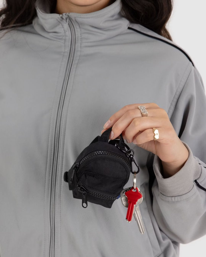 Backpack Bag Charm (Black) by Baggu