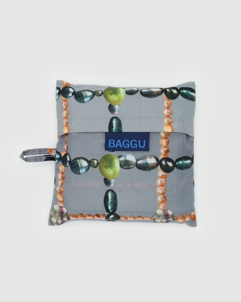 Standard Reusable Tote (Beaded Plaid) by Baggu